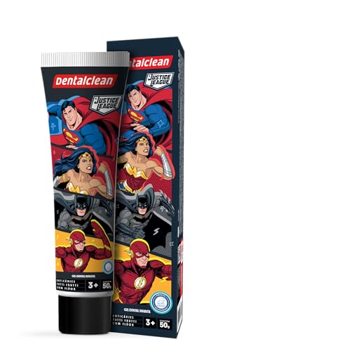 Pasta de Dente Infantil Dentalclean Liga da Justiça Tutti-Frutti 50g