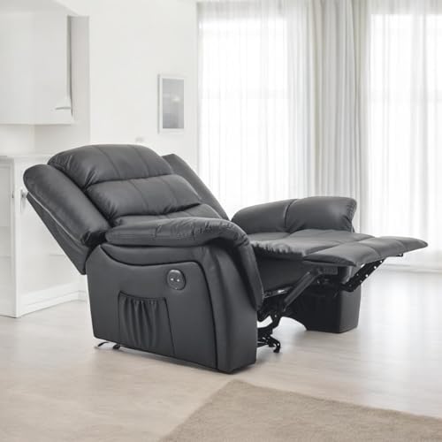 Poltrona do Papai Reclinável Elétrica Massageadora Gil Móveis Ocean