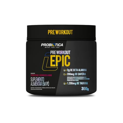Pré-Treino Probiótica Epic 300g