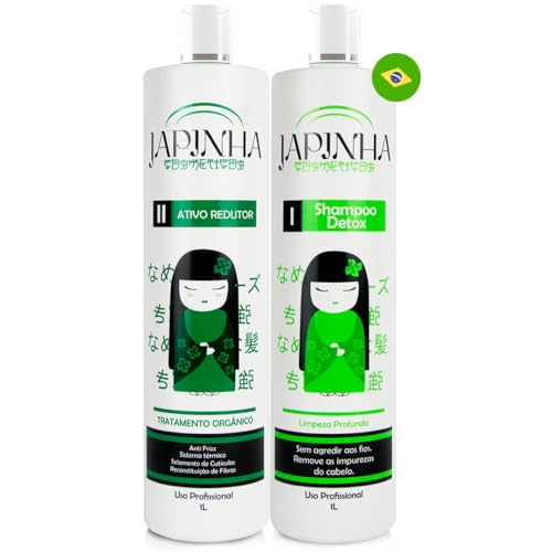 Kit Progressiva + Shampoo Japinha Progressiva Orgânica 1000ml
