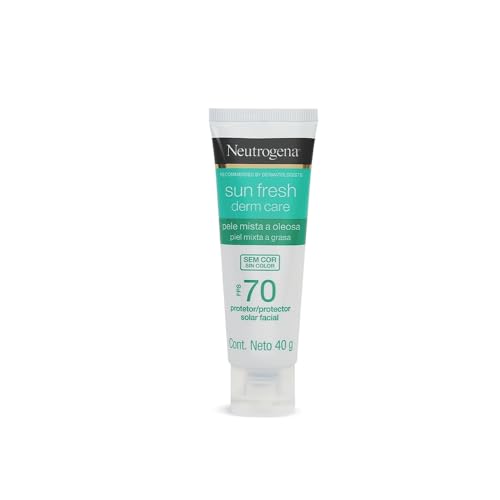 Protetor Solar Facial Neutrogena Sun Fresh Derm Care FPS70 40g