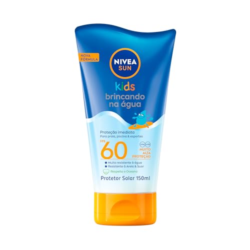 Protetor Solar Infantil Nivea Kids Brincando na Água FPS60 150ml