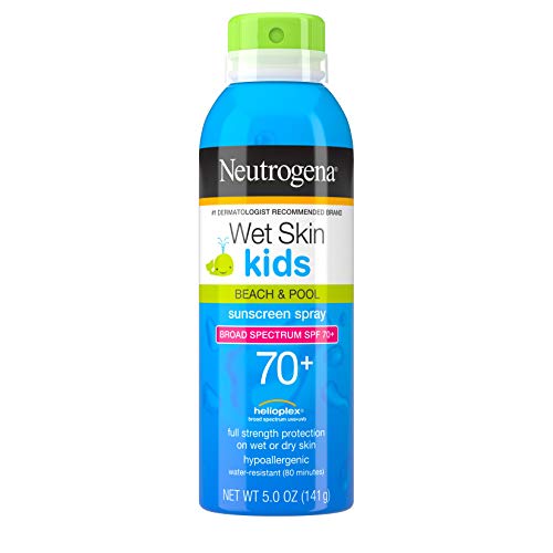 Protetor Solar Infantil Neutrogena Wet Skin Kids FPS70 141g
