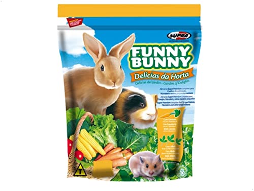 Ração Funny Bunny Delícias da Horta Supra 500g