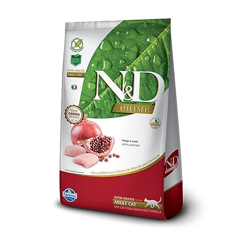 Ração N&D Gatos Adultos Castrados Frango e Romã 7,5 kg