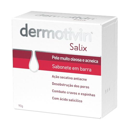 Sabonete em Barra Dermotivin Salix Pele Oleosa e Acneica 90g
