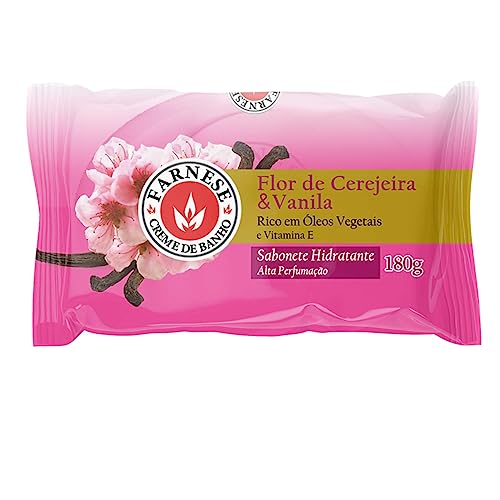 Sabonete em Barra Farnese Hidratante Flor de Cerejeira e Vanila 180g