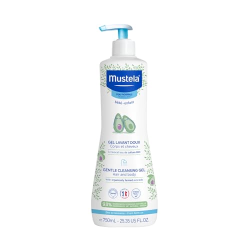 Gel Lavante Suave com Abacate Orgânico Mustela 750ml