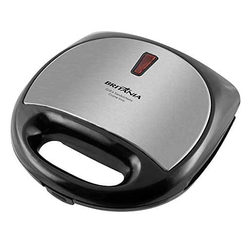 Sanduicheira Grill Britânia Chrome Inox