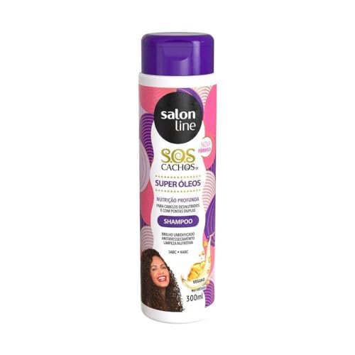 Shampoo Salon Line SOS Cachos Super Óleos Nutritivo 300ml