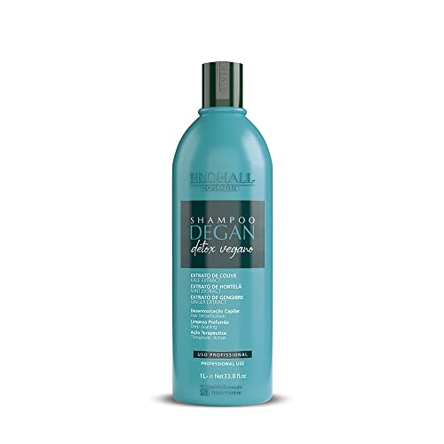 Shampoo Detox Vegano Prohall Cosmetic Degan Limpeza Profunda 1L