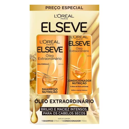 Kit Elseve Óleo Extraordinário Shampoo 375ml + Condicionador 170ml