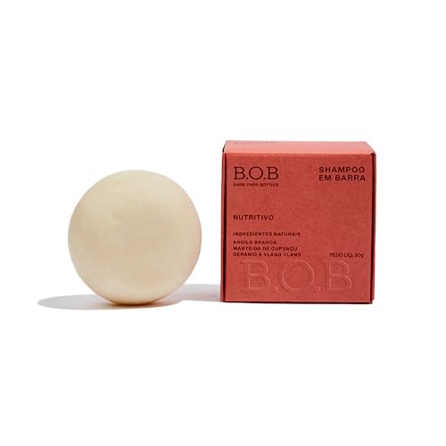 Shampoo em Barra Nutritivo B.O.B Bars Hidratante 80g