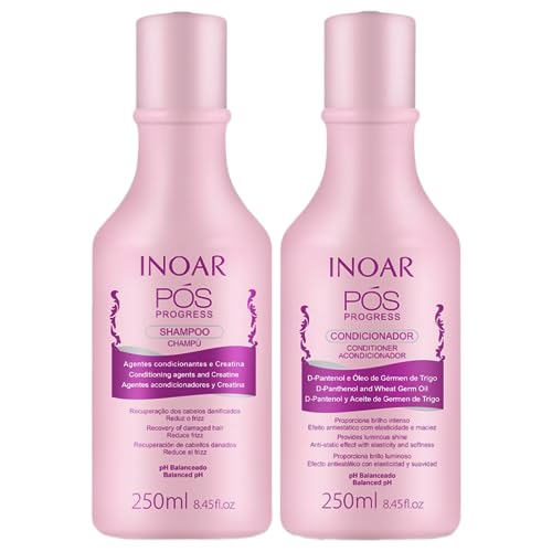 Kit Shampoo e Condicionador Inoar Pós Progress