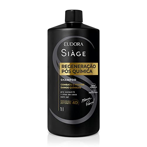Shampoo Eudora Siàge Expert Regeneração Pós-Química 1000ml