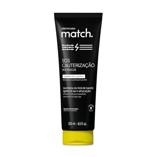 Shampoo O Boticário Match Pós-Química SOS Cauterização 250ml