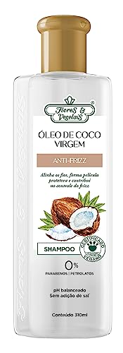 Shampoo Flores & Vegetais Óleo de Coco Virgem Anti-Frizz 310ml