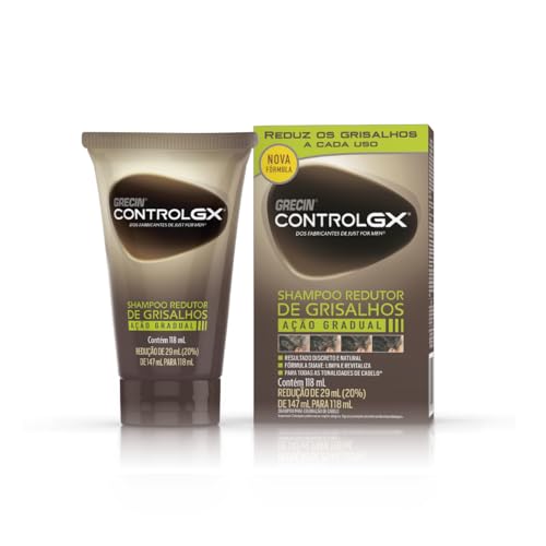 Shampoo Redutor de Grisalhos Grecin Control GX 118ml