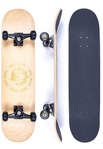 Skate Maple Profissional Montado Cisco Skate Logo Gold
