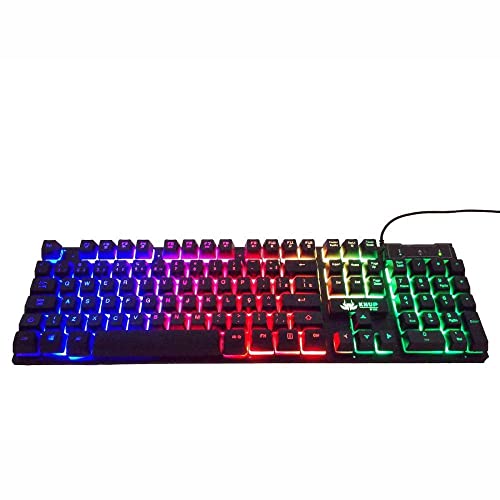 Teclado Semi-Mecânico Gamer Knup Kp-2043/A