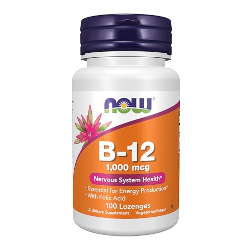 Vitamina B12 Now Foods 1000mcg 100 Pastilhas