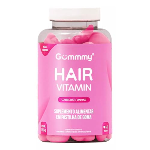 Vitamina Gummy Hair Morango 60 Gomas