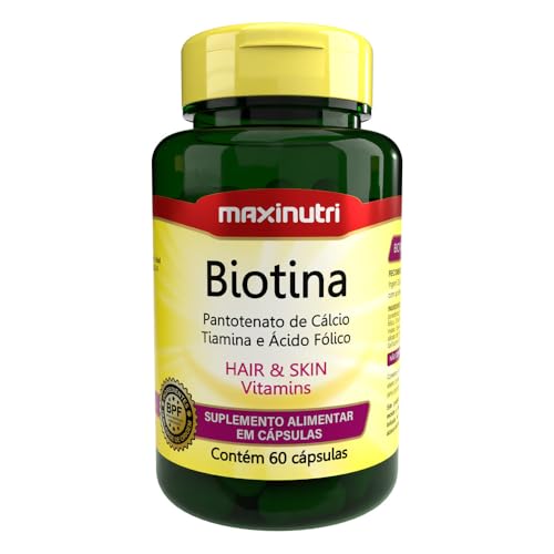 Biotina Maxinutri Hair & Nails 60 Cápsulas