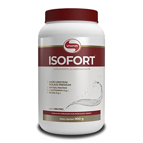 Whey Protein Isolado Vitafor Whey Fort Isofort 900g